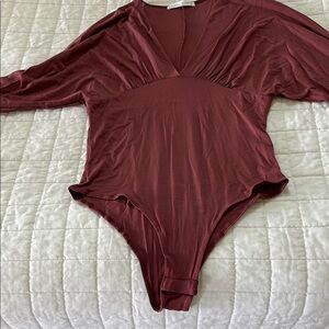 Elegant Mauve Bodysuit